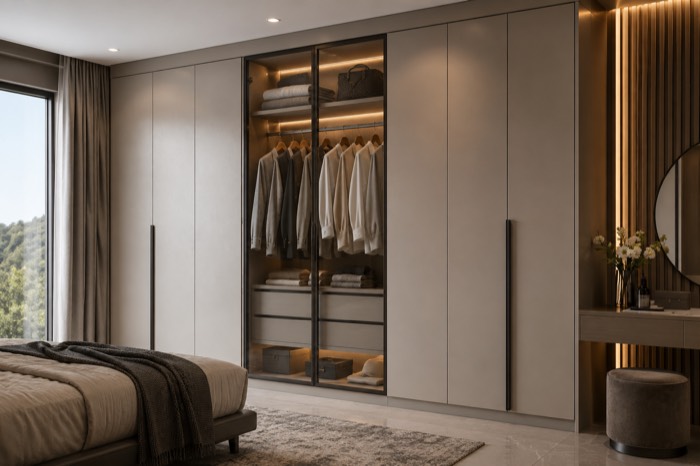 Built-in wardrobe design